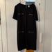 J. Crew Dresses | J Crew Zipper Pocket Dress Size 10 | Color: Black | Size: 10