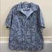 Columbia Shirts | Columbia Xxl Hawaiian Button Down Print Shirt | Color: Gray | Size: Xxl