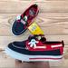 Disney Shoes | Disney Mickey Mouse Boat Shoes | Color: Blue/Red | Size: Various