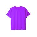 Men's Big & Tall No Sweat Crewneck Tee by KingSize in Electric Purple (Size 9XL)