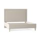 Braxton Culler Glover Upholstered Standard Bed Upholstered in White/Brown, Size 65.0 H x 82.0 W x 88.0 D in | Wayfair 5808-026/0261-93/JAVA