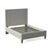 Braxton Culler Glover Upholstered Standard Bed Upholstered in White, Size 65.0 H x 67.0 W x 88.0 D in | Wayfair 5808-021/0851-93/GREYSTONE