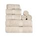 Alcott Hill® Huson 8 Piece 800 GSM Egyptian-Quality Cotton Towel Set Terry Cloth in White | 55 W in | Wayfair CAF2F232351F4103829DAAE7DDB30385