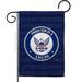 Breeze Decor Proud Son Sailor Garden 2-Sided Polyester 18.5 x 13 in. Garden flag in Blue/Gray | 18.5 H x 13 W in | Wayfair