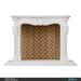 Los Angeles Cast Stone Ani Fireplace Surround in White | 45 H x 62 W x 10 D in | Wayfair LACS-FM-ANI-5