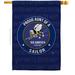 Breeze Decor Seabees Proud Aunt Sailor House 2-Sided Polyester 40 x 28 in. House Flag in Blue | 40 H x 28 W in | Wayfair