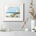 Highland Dunes Midday Breeze - Picture Frame Painting Paper, Solid Wood in Black/Blue/Gray | 17 H x 20 W in | Wayfair