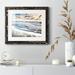 Highland Dunes Endless Horizon - Picture Frame Graphic Art Paper, Solid Wood in Black/Blue/Gray | 17 H x 20 W in | Wayfair