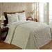 Canora Grey Antonito Standard Floral Pattern Coverlet/Bedspread Chenille/Cotton in Green | Full | Wayfair D8B4385ECA5141D194DC35A5708600DC