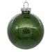 Vickerman 671962 - 4.75" Moss Green Glitter Ball Christmas Tree Ornament (4 pack) (N211264)