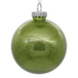 Vickerman 671931 - 4.75" Celadon Glitter Ball Christmas Tree Ornament (4 pack) (N211254)