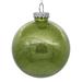 Vickerman 671931 - 4.75" Celadon Glitter Ball Christmas Tree Ornament (4 pack) (N211254)