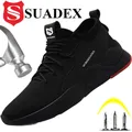 SUADEX-Chaussures de Sécurité Respirantes et Antidérapantes pour Homme Bottes de Travail de