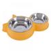 Retap Stainless Steel Dog/Cat Double Bowl Can Be Disassembled Washed Food Water Feeder Pet Drinking Dish Feeder Cat Puppy Feeding Supplies Small Dog Accessories