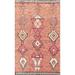 Geometric Moroccan Oriental Tribal Wool Area Rug Hand-knotted Carpet - 6'0" x 10'0"