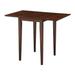 International Concepts Small Drop Leaf Shaker Style Dining Table