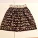 Anthropologie Skirts | Anthropologie Floreat Charente Lace Overlay Skirt | Color: Black/Cream | Size: 6