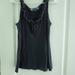 American Eagle Outfitters Tops | American Eagle Medium Black Ruffle Tank Guc | Color: Black | Size: M