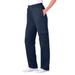 Plus Size Women's Better Fleece Cargo Sweatpant by Woman Within in Navy (Size 3X)