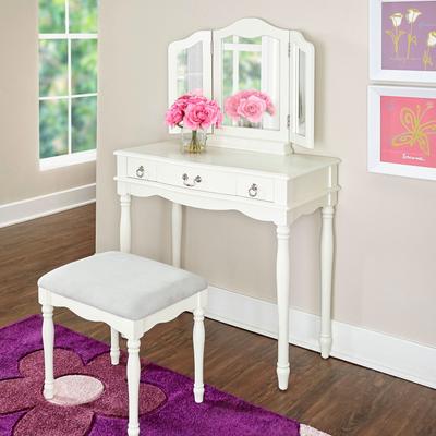 Torri Vanity by Powell Furniture in Vanilla