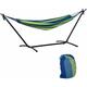 Outsunny - Hamac de jardin avec support en métal époxy hamac sur pied 1 place charge max. 120 Kg