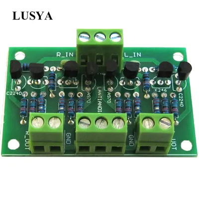 Lusya-Préamplificateur pour lecteur CD 2SK246 2SJ103 C2240 A970 DC 12-18V