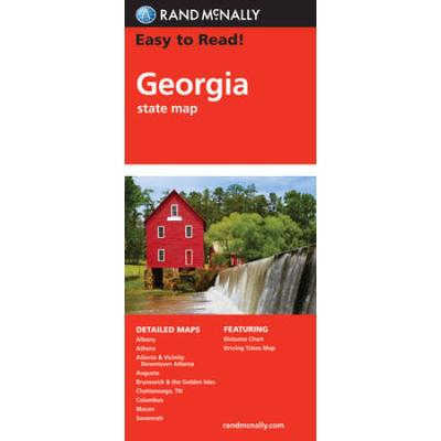 Rand Mcnally Easy To Read! Georgia State Map