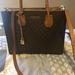 Michael Kors Bags | 100% Leather Michael Kors Handbag | Color: Brown | Size: 8.75"W X 7.5"H X 4"D And