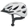 ABUS Urban-I 3.0 City Helmet - Modern Bicycle Helmet with Tail Light for City Traffic - for Women and Men - White, Size L