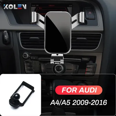 Support de téléphone portable pour voiture support de gravité pour Audi A4 A5 2009 2010 2014