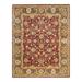 Overton Hand Knotted Wool Vintage Inspired Traditional Mogul Red Area Rug - 8'1" x 10'3"