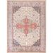 Vegetable Dye Heriz Serapi Oriental Area Rug Wool Hand-knotted Carpet - 7'9" x 9'9"