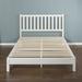 Priage by ZINUS Off-White Wood Deluxe Platform Bed Frame with Headboard