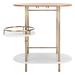 SAFAVIEH Iva 3-Tier Swivel Bar Table - 29.53" W x 17.72" L x 32.76" H