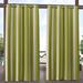 ATI Home Canopy Stripe Outdoor Grommet Top Curtain Panel Pair