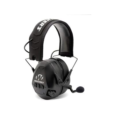 Walkers Bluetooth Mic Passive Muffs 25 dB NRR Black GWP-BTPAS