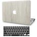 KECC Laptop Case Compatible with Old MacBook Pro 13" Retina (-2015) w/Keyboard Cover Plastic Hard Shell Case A1502/A1425 2 in 1 Bundle (Pine Wood 2)