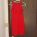 J. Crew Dresses | Jcrew Cutout Dress, Italian Stretch Wool. Size 00 | Color: Black/Red | Size: 00