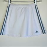 Adidas Skirts | Adidas Three Stripe Skirt Sz.8 | Color: Gray/White | Size: 8