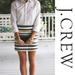 J. Crew Skirts | J.Crew Mini Skirt Gold, Denim Blue, White Striped | Color: Blue/Gold/White | Size: 2