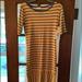 Lularoe Dresses | Bnwt Lularoe Julia Dress Sz Small | Color: Blue/Gold | Size: S