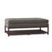 Fairfield Chair Libby Langdon 52.5" Wide Tufted Rectangle Cocktail Ottoman w/ Storage Wood/Fabric in Brown/Gray | 20 H x 52.5 W x 30.5 D in | Wayfair