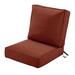 Classic Accessories Montlake Fadesafe Lounge Outdoor Seat/Back Cushion Polyester in Red/Gray/Blue | 5 H x 23 W x 23 D in | Wayfair