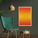 East Urban Home Tropical Sunset Seasons of the Year Inspired Summer Themed Design Modern - Picture Frame Painting Print on Fabric Fabric | Wayfair