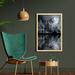 East Urban Home 3D Fantasy Land at Night Cloudy Sky Moon Trees Water Reflection - Picture Frame Graphic Art Print on Fabric Fabric | Wayfair