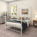 Alcott Hill® Black Classic Mccomas Metal Bed Frame Queen Size Metal in White | Full | Wayfair 5047F966D74D418FB6A5DE271AE30444