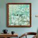 Winston Porter Chickadees & Dogwood - Detail II - Picture Frame Painting on Canvas in Black/Blue/Gray | 31.5 H x 31.5 W x 1.5 D in | Wayfair