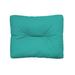 Red Barrel Studio® Sigried Outdoor Sunbrella Seat Cushion, Polyester in Green/Blue | 17 H x 21 W in | Wayfair 7A84E4D2828F47F9B672BA625B82884A