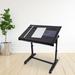 Inbox Zero Vevey Height Adjustable Standing Desk Wood/Metal in Black | 39.5 W x 26 D in | Wayfair 948DE59D5CA64B0C85B484B337F29004