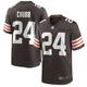 "Cleveland Browns Nike Game Team Colour Jersey - Seal Brown Nick Chubb Youth"